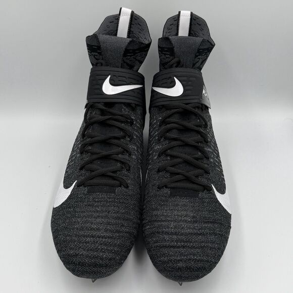 Nike Alpha Menace Elite 2 Flyknit Football Cleats Black AO3374-001 Men\'s Size 13 main image 4